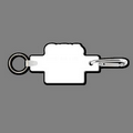 Key Clip W/ Key Ring & Omega Psi Phi Key Tag